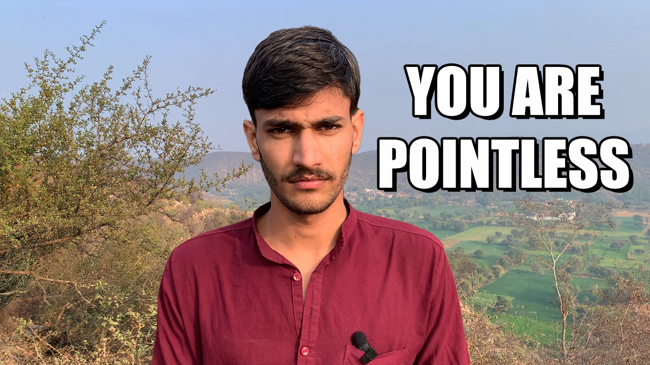 Nothing Matters, Meaning is a lie